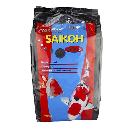 Saikoh Koi Goldfish Pond Bulk Food Medium Colour Pellets 5kg - Petmagicworld