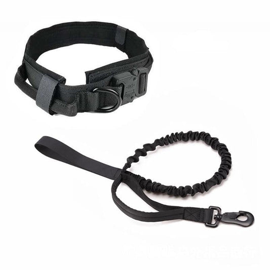 Nylon Tactical Dog Collar And Leash Set - Petmagicworld